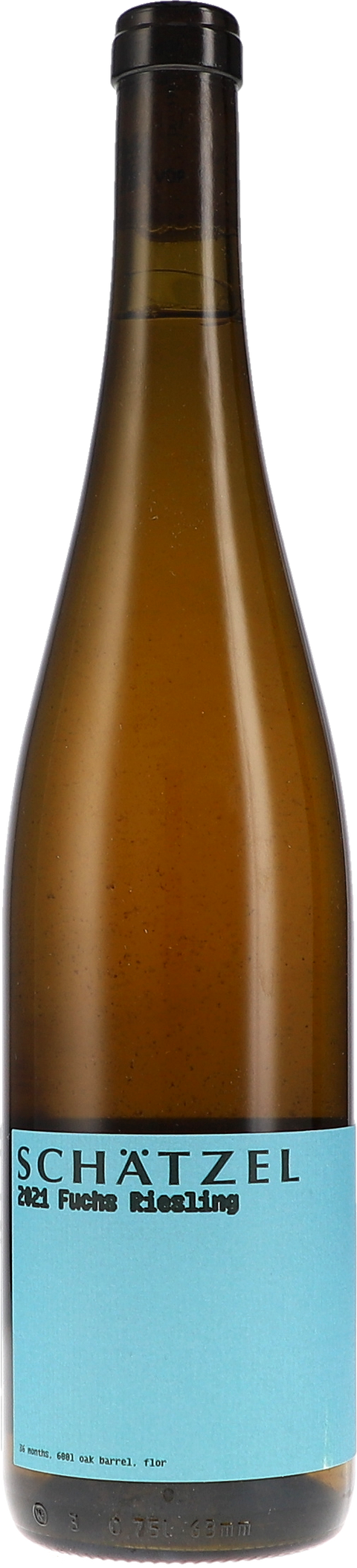 Weinflasche Schätzel Riesling „Fuchs“ BIO, Weißwein aus Rheinhessen