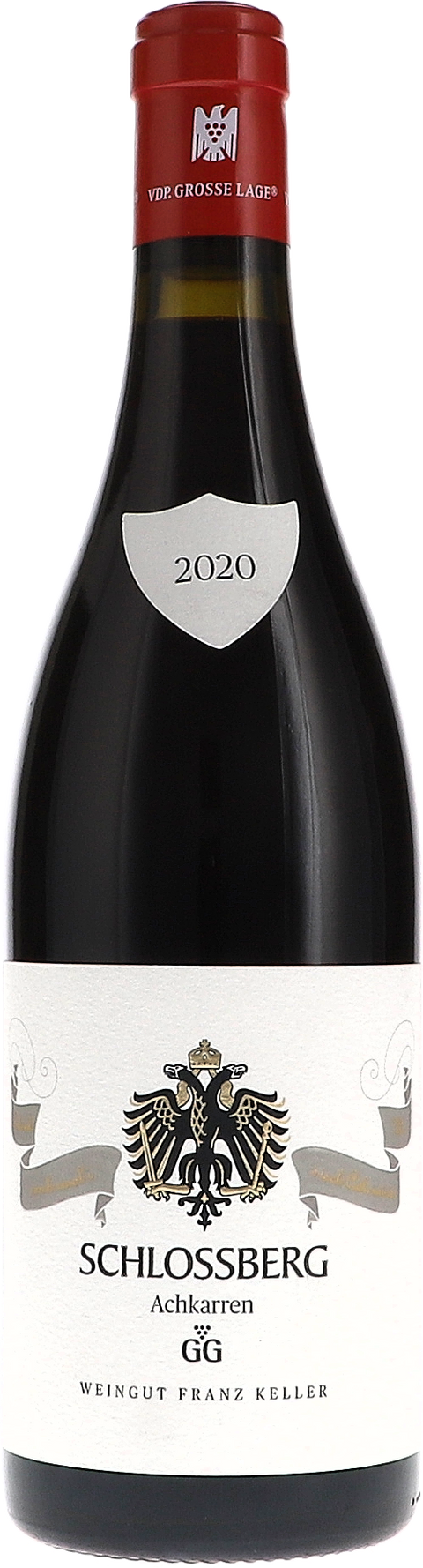 Weinflasche Franz Keller Schlossberg Achkarren Spätburgunder GG, Rotwein aus Baden
