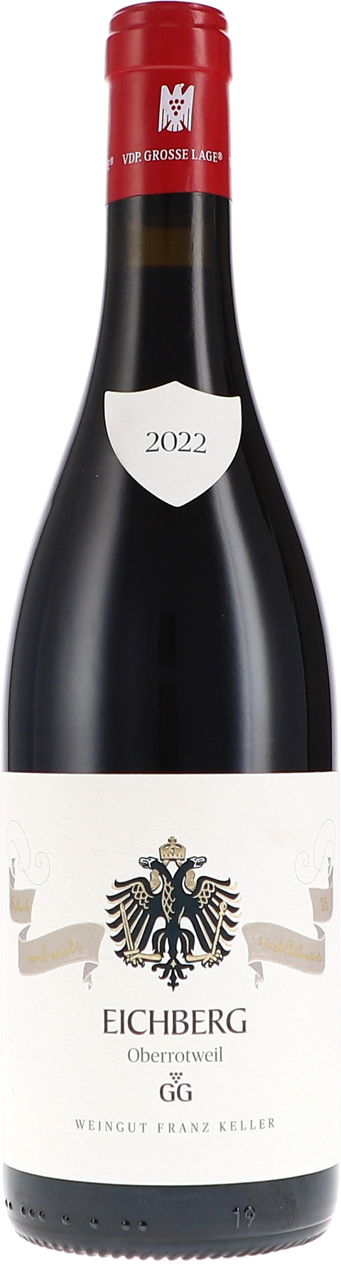Weinflasche Franz Keller Eichberg Oberrotweil Spätburgunder GG, Rotwein aus Baden