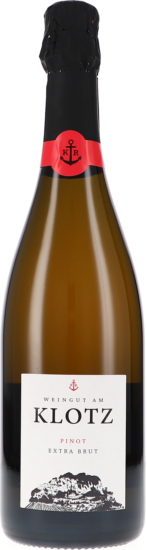 Weinflasche Weingut am Klotz Pinot Extra Brut, Schaumwein aus Baden