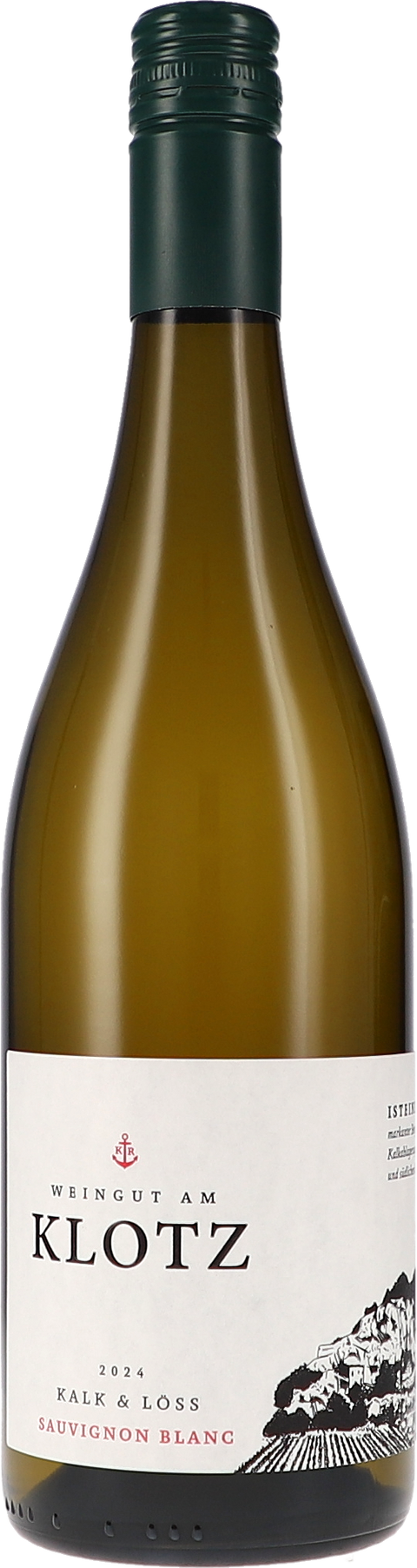 Weinflasche Weingut am Klotz Sauvignon Blanc Kalk und Löss, Weißwein aus Baden