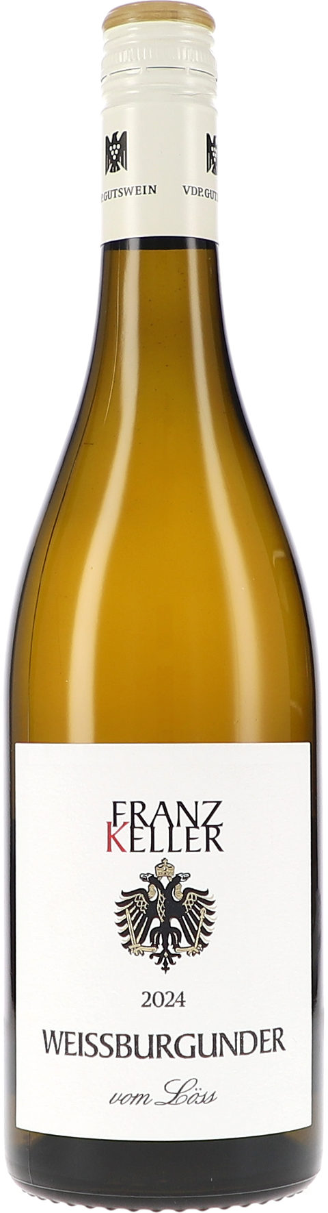 Weinflasche Franz Keller Weissburgunder vom Löss, Weißwein aus Baden