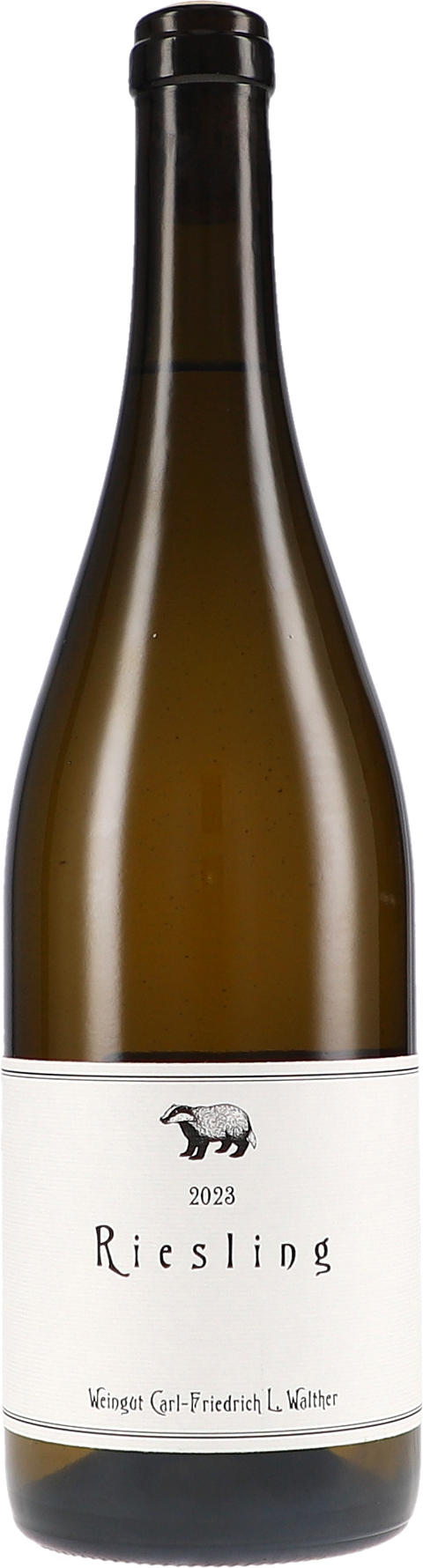 Weinflasche Carl-Friedrich L. Walther Riesling BIO, Weißwein aus Saale-Unstrut