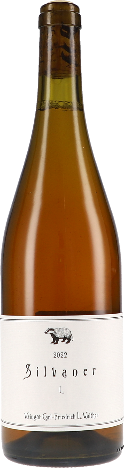 Weinflasche Carl-Friedrich L. Walther Silvaner L BIO, Weißwein aus Saale-Unstrut