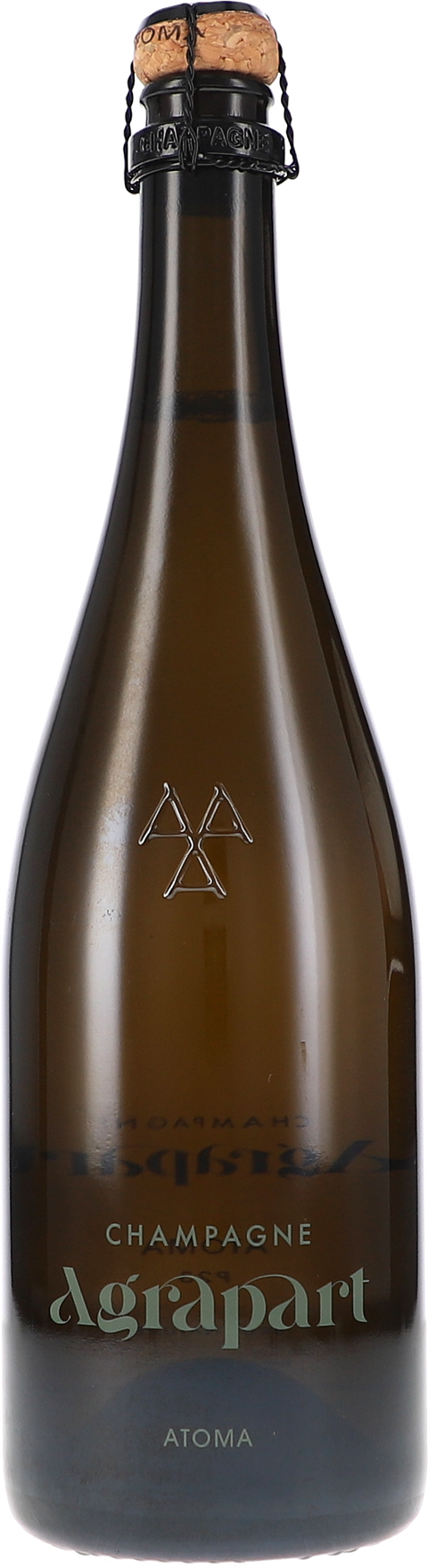 Weinflasche Agrapart Avize Atoma P23, Grand Cru Brut Nature, Schaumwein aus der Champagne