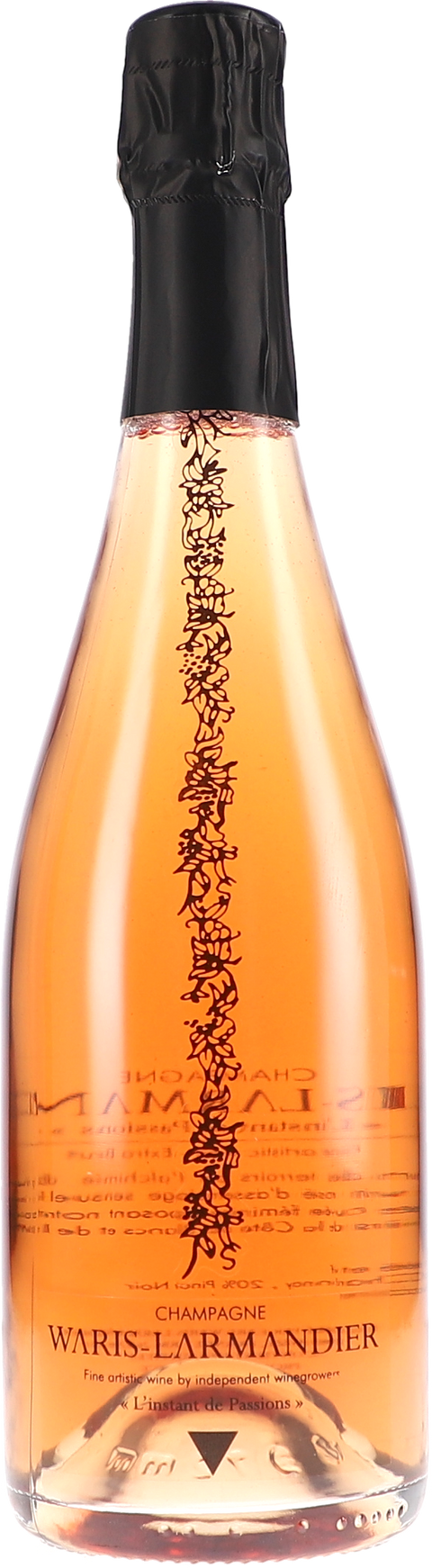 Weinflasche Waris-Larmandier L'Instant de Passions, Rosé Extra Brut, Rosé-Schaumwein aus der Champagne