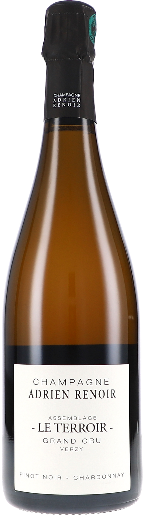 Weinflasche Adrien Renoir Le Terroir, Verzy Grand Cru Extra Brut L23/22, Schaumwein aus der Champagne