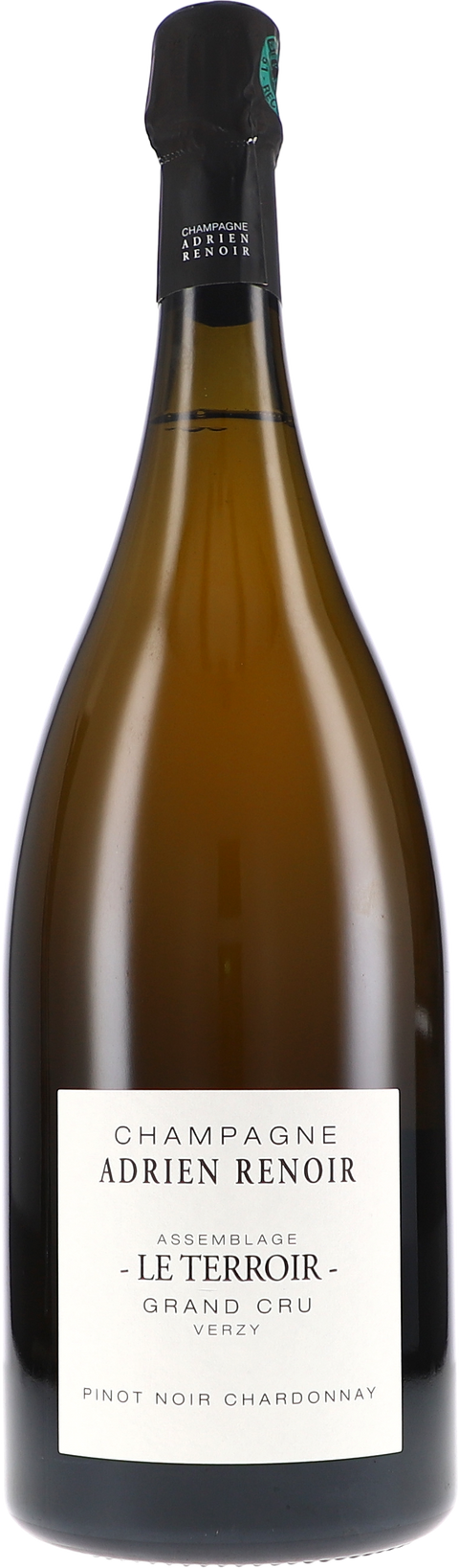 Weinflasche Adrien Renoir Le Terroir, Verzy Grand Cru Extra Brut L22/21, Schaumwein aus der Champagne