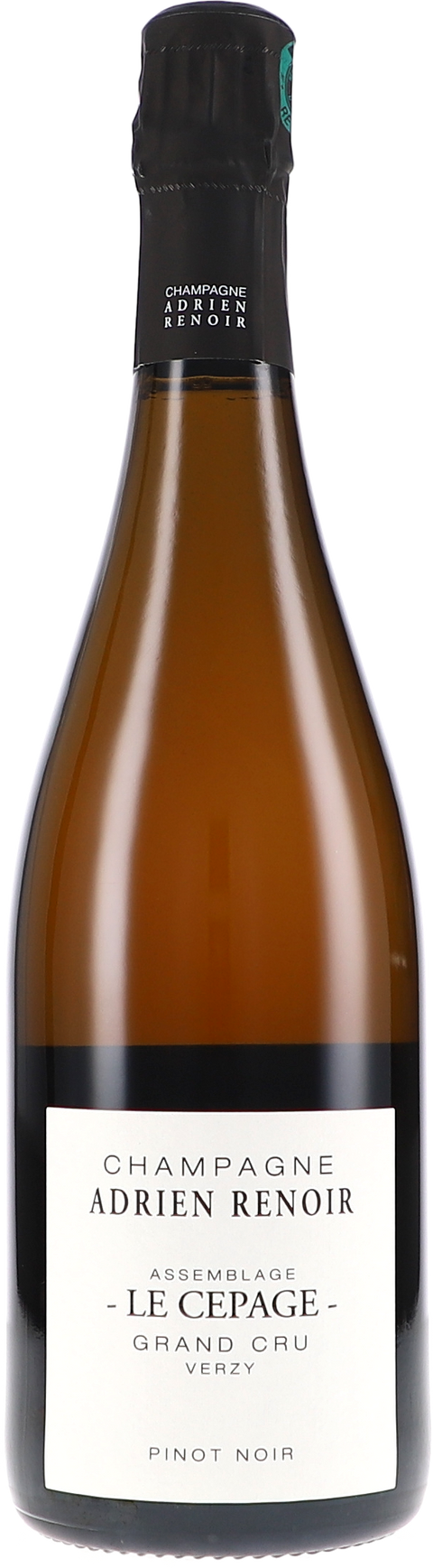 Weinflasche Adrien Renoir Le Cepage, Verzy Grand Cru Extra Brut, Schaumwein aus der Champagne