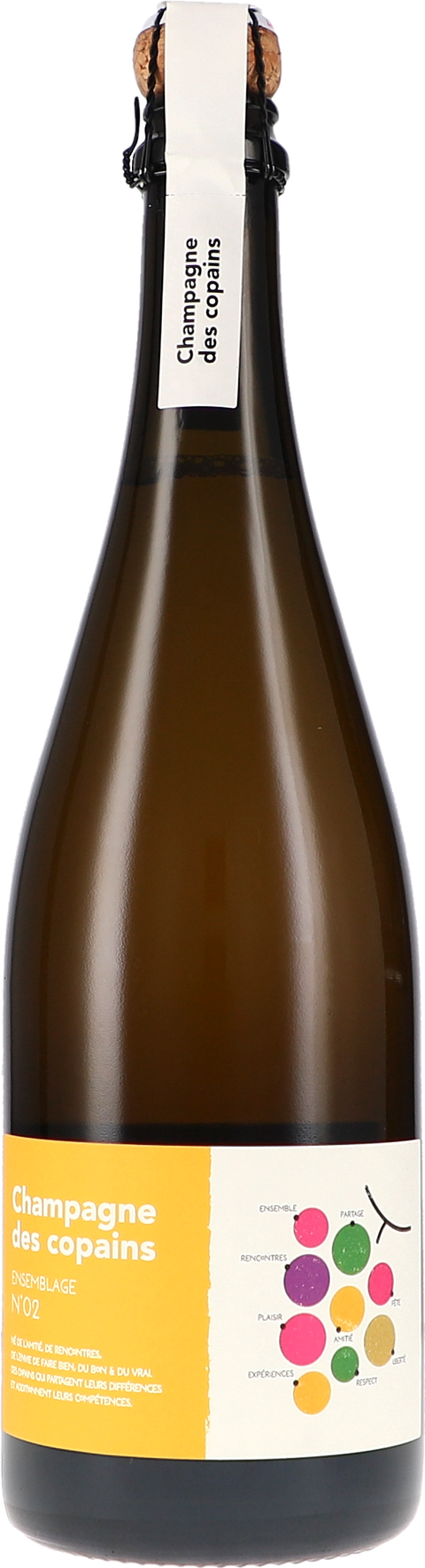 Olivier Horiot Emile Grados, Champagne des Copains ensemblage N°02, Extra Brut 2021 BIO