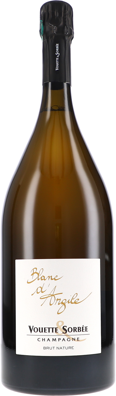 Weinflasche Vouette & Sorbée Blanc d'Argile Brut Nature R22 BIO, Schaumwein aus der Champagne