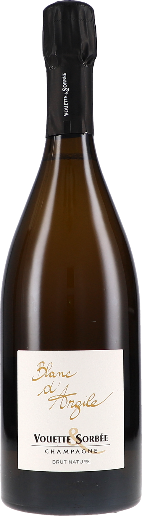 Weinflasche Vouette & Sorbée Blanc d'Argile Brut Nature R22 BIO, Rosé-Schaumwein aus der Champagne