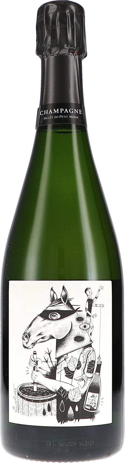 Weinflasche Jeaunaux-Robin „Éclats“ Édition Speciale Extra Brut, L21/22 BIO, Schaumwein aus der Champagne