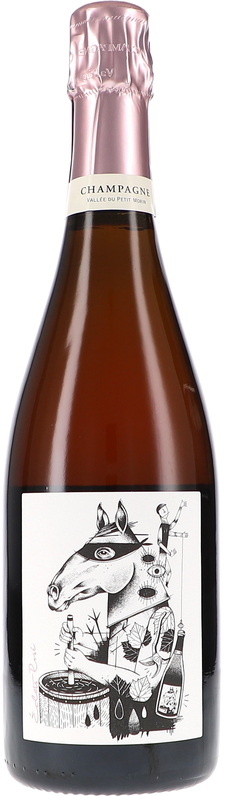 Weinflasche Jeaunaux-Robin „Éclats Rosé“ Édition Speciale Extra Brut / BIO, Rosé-Schaumwein aus der Champagne