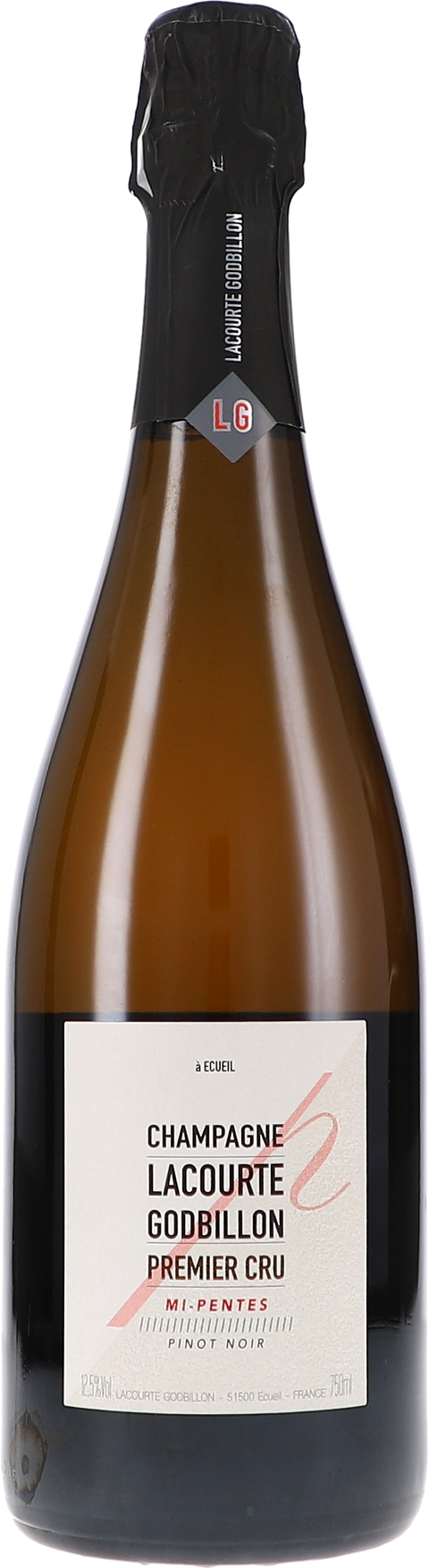 Lacourte-Godbillon Mi-Pentes, Premier Cru Brut Nature L2022+Réserve BIO