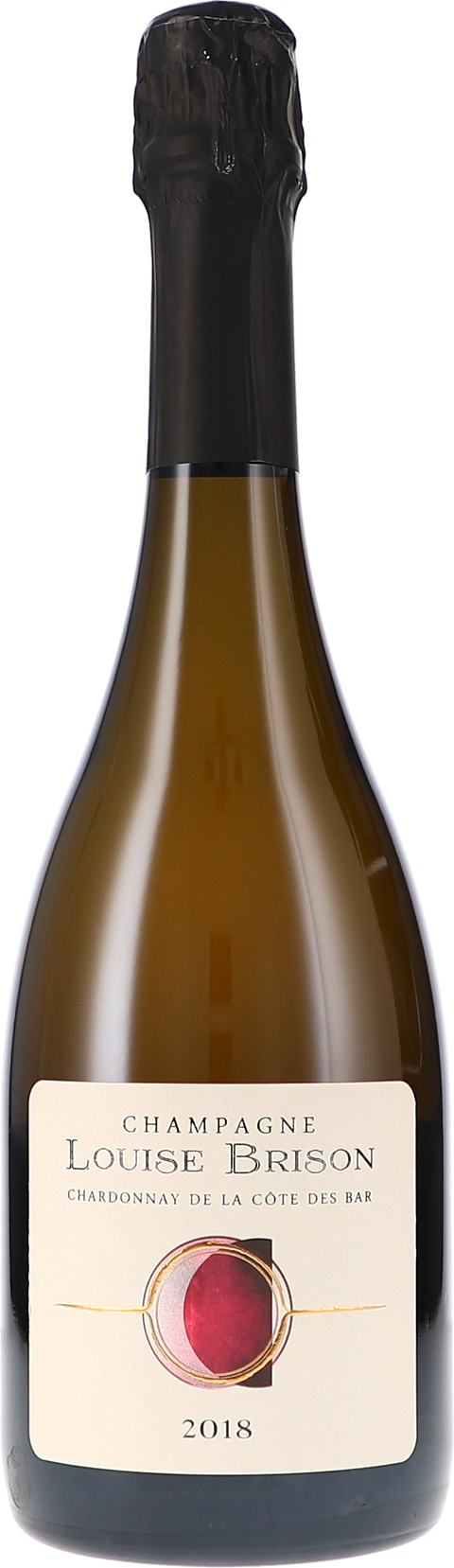 Weinflasche Louise Brison Chardonnay de la Côte des Bar, Brut Nature, Schaumwein aus der Champagne