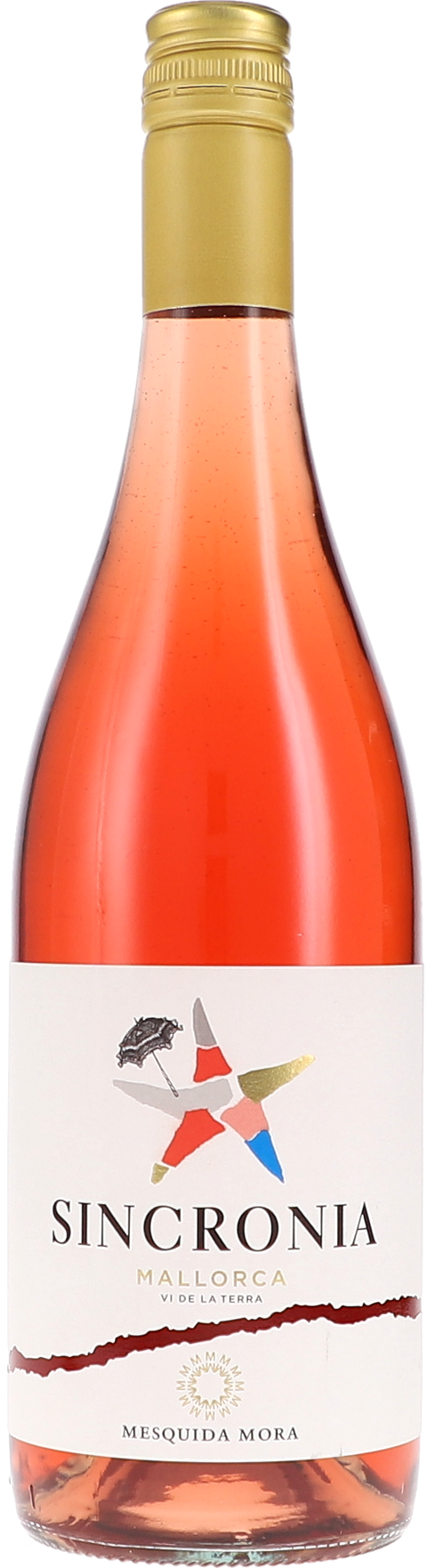 Weinflasche Mesquida Mora Sincronia Rosat BIO, Roséwein von Mallorca