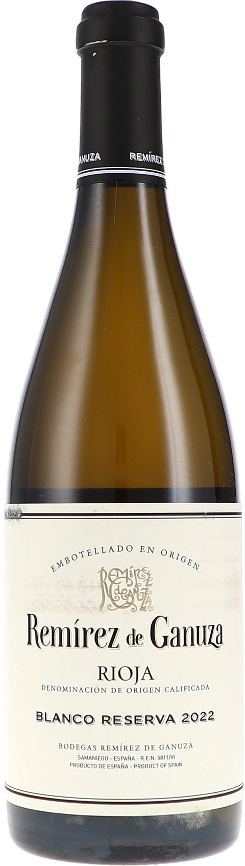 Weinflasche Remirez de Ganuza Blanco Reserva, Weißwein aus der Rioja