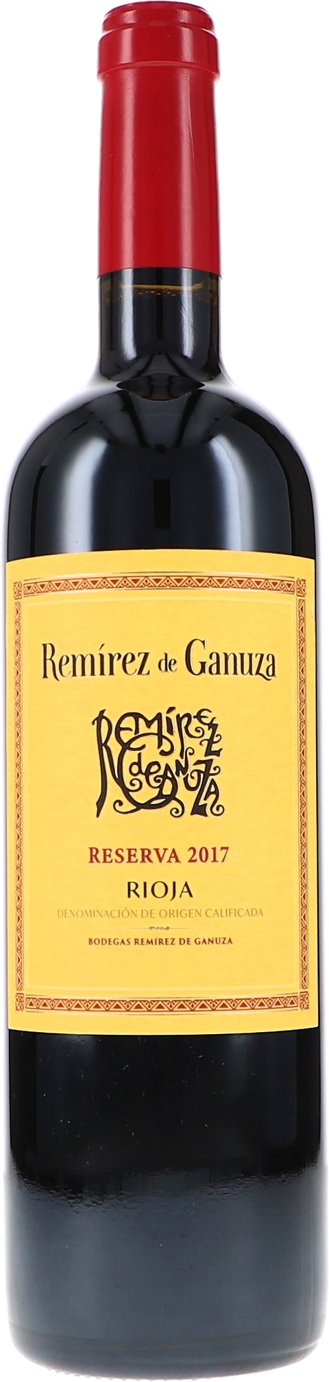 Weinflasche Remirez de Ganuza Reserva, Rotwein aus der Rioja