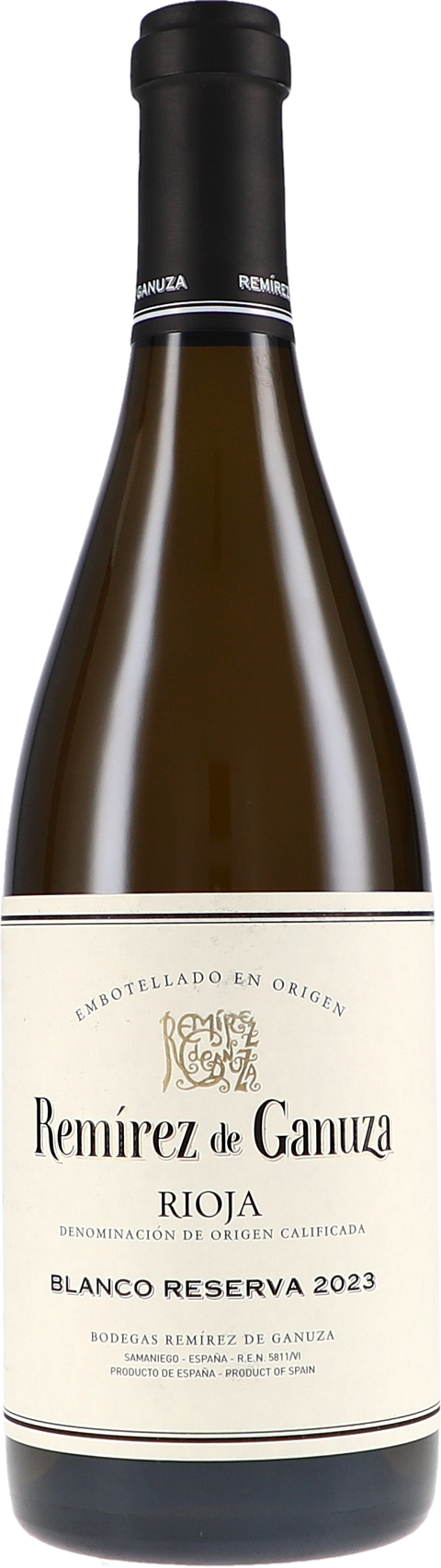 Weinflasche Remirez de Ganuza Blanco Reserva, Weißwein aus der Rioja
