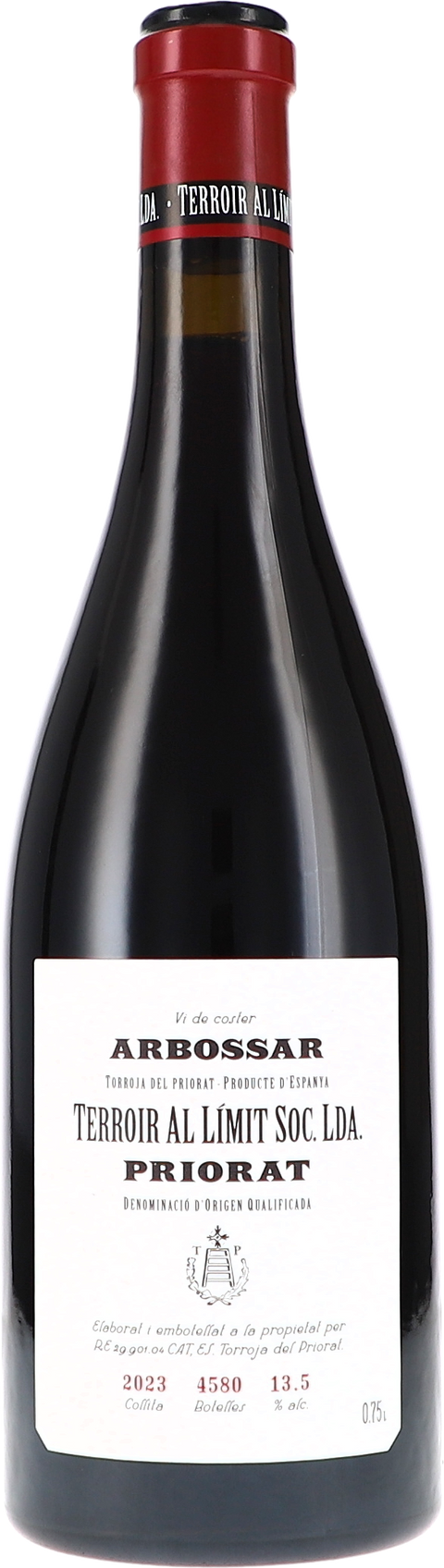 Weinflasche Terroir al Limit Arbossar, Rotwein aus dem Priorat