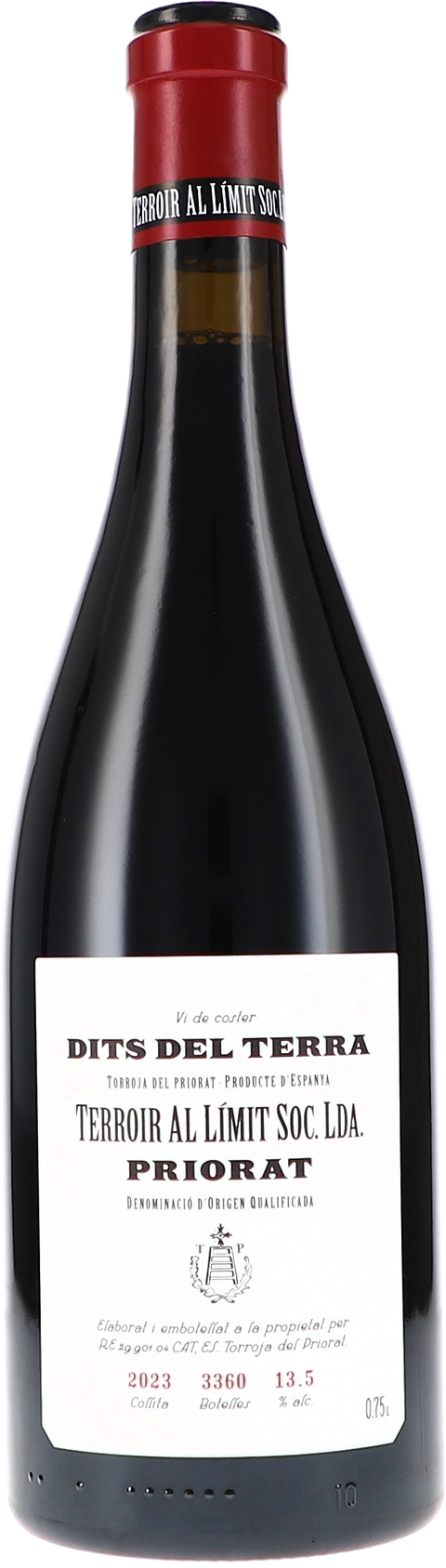 Weinflasche Terroir al Limit Dits del Terra, Rotwein aus dem Priorat