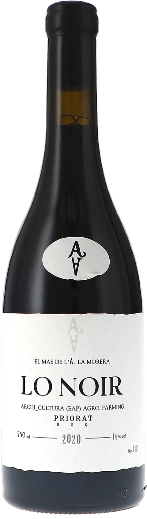 Weinflasche Portal del Priorat El Mas de l'A., Lo Noir, Rotwein aus dem Priorat