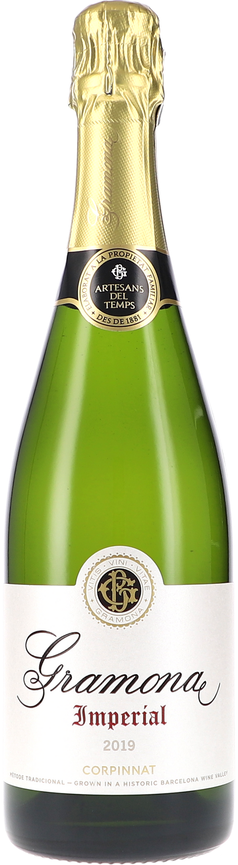 Weinflasche Gramona Imperial Brut BIO, Schaumwein aus Spanien