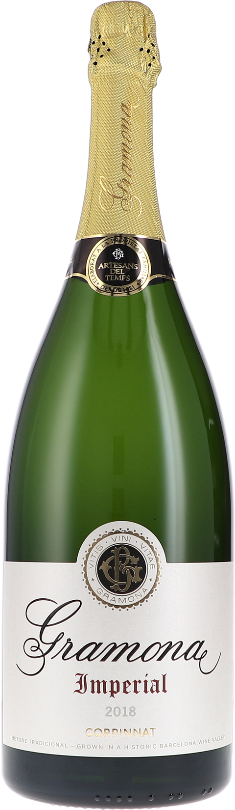 Weinflasche Gramona Imperial Brut BIO, Weißwein aus Spanien