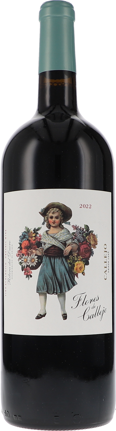 Weinflasche Felix Callejo Flores de Callejo BIO, Rotwein aus der Ribera del Duero