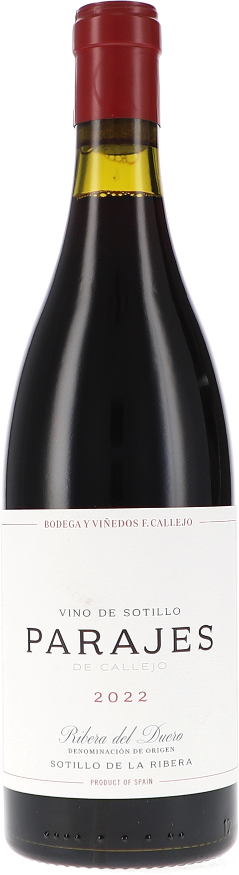 Weinflasche Felix Callejo Parajes de Callejo BIO, Rotwein aus der Ribera del Duero