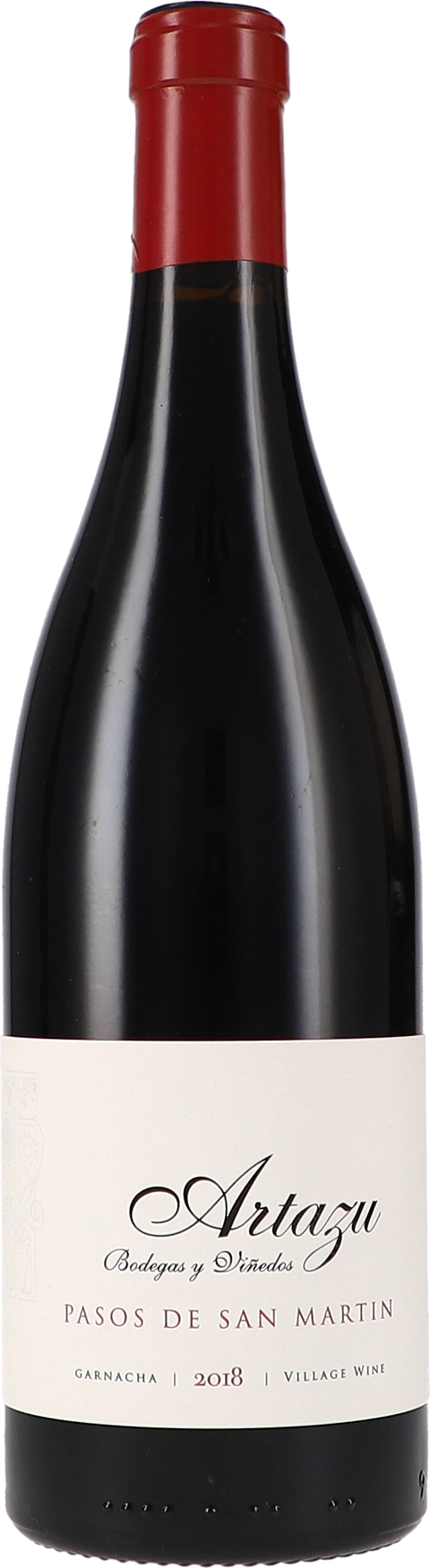 Weinflasche Artazu Pasos de San Martin, Rotwein aus Navarra