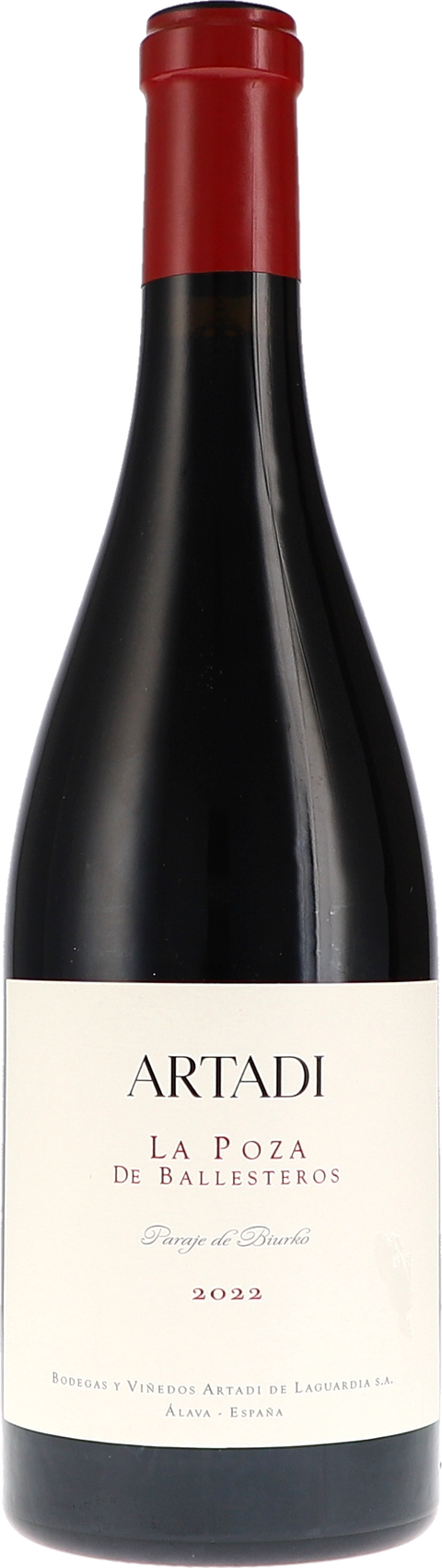 Weinflasche Artadi La Poza de Ballesteros BIO, Rotwein aus der Rioja