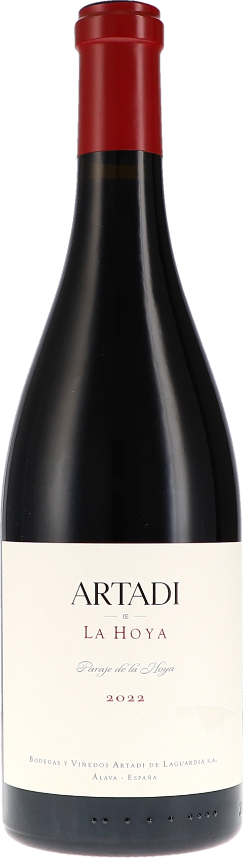 Weinflasche Artadi La Hoya BIO, Rotwein aus der Rioja