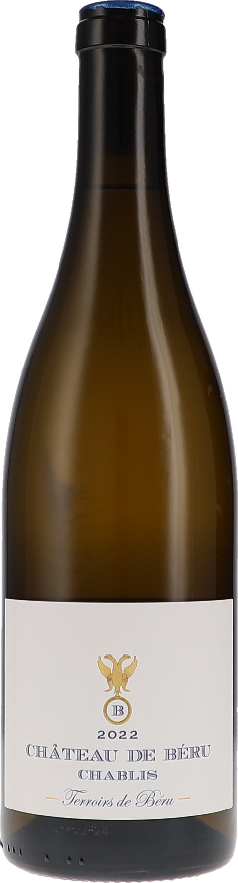 Weinflasche Château de Béru Chablis Terroirs de Béru AOC BIO, Weißwein aus Burgund