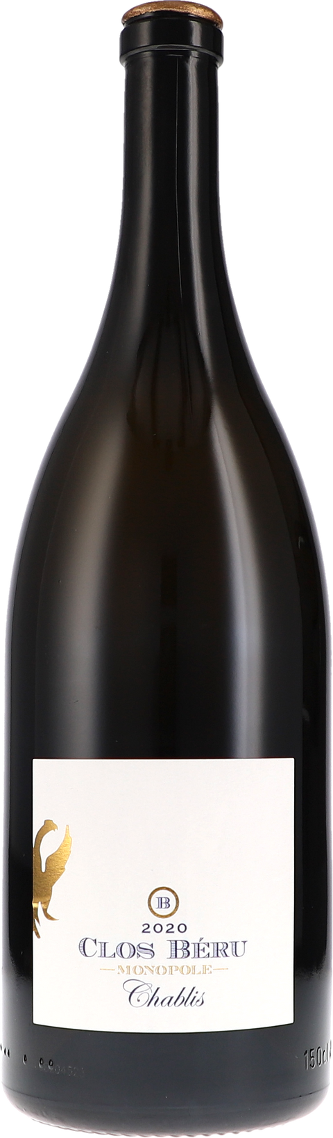 Weinflasche Château de Béru Chablis Clos Béru Monopole AOC BIO, Weißwein aus Burgund