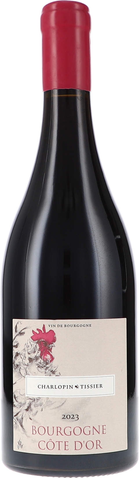 Weinflasche Charlopin Tissier Bourgogne Côte d'Or rouge AOC, Rotwein aus Burgund
