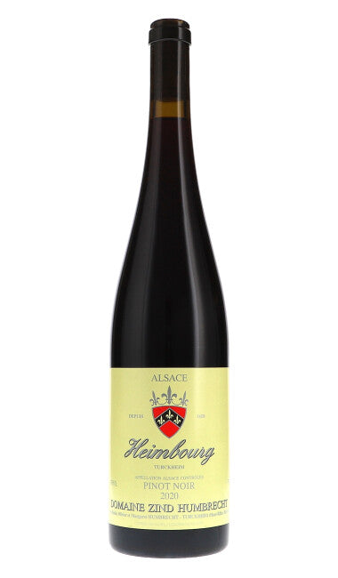 Weinflasche Zind-Humbrecht Pinot Noir Heimbourg BIO, Rotwein aus dem Elsass