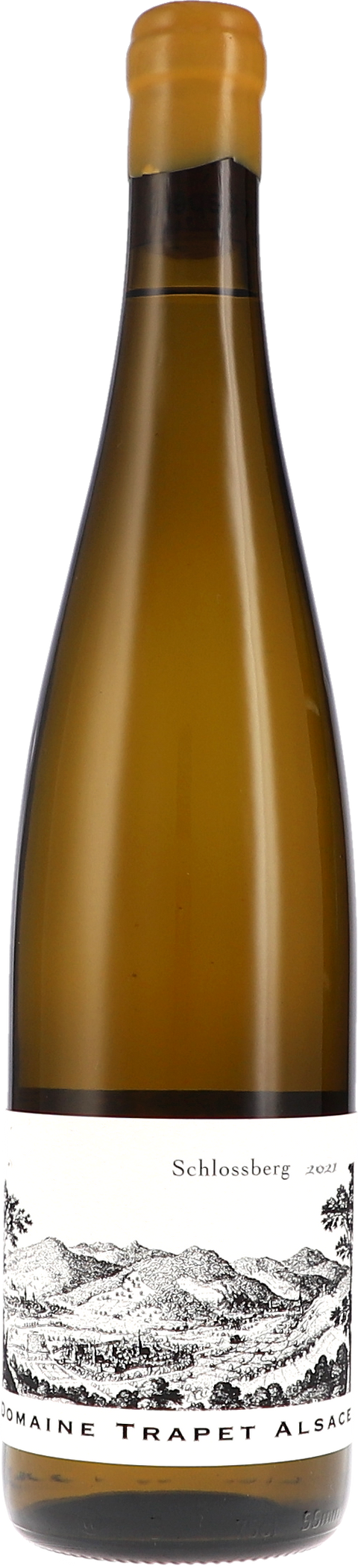 Weinflasche Trapet Alsace Riesling Schlossberg Grand Cru BIO, Weißwein aus dem Elsass