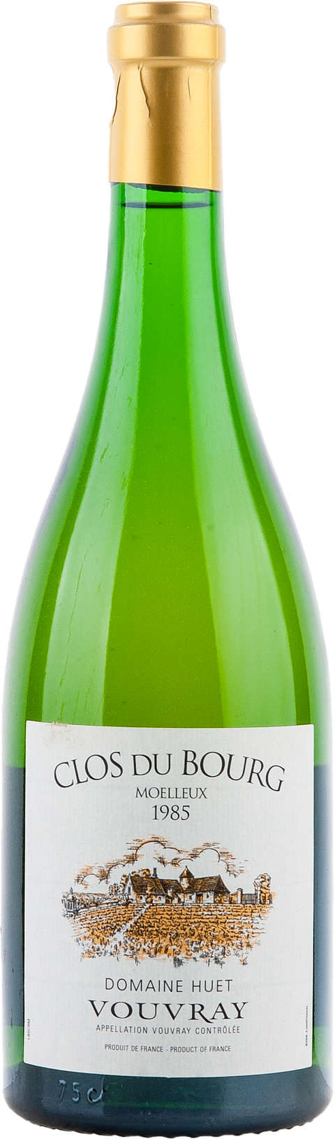 Weinflasche Huet Clos du Bourg Moelleux BIO, Weißwein von der Loire