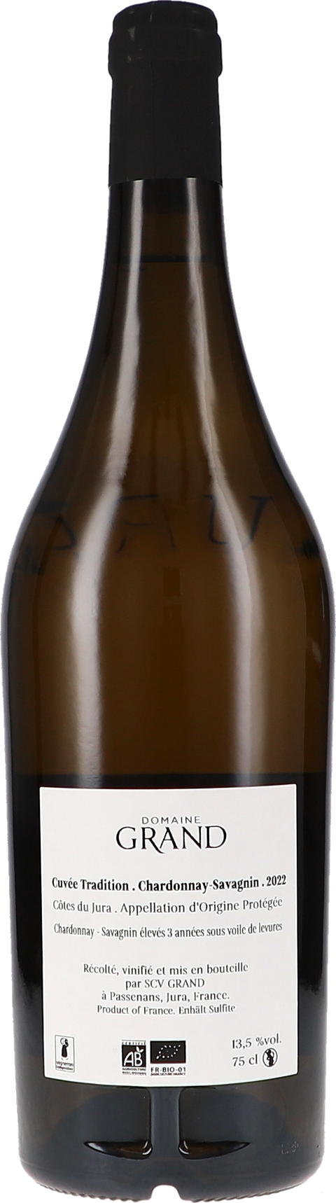 Grand Cuvée Tradition, Côtes du Jura AOP 2022 BIO