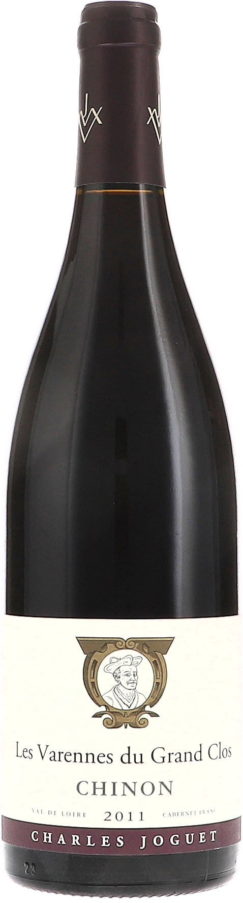 Weinflasche Charles Joguet Les Varennes du Grand Clos AOC, Rotwein von der Loire