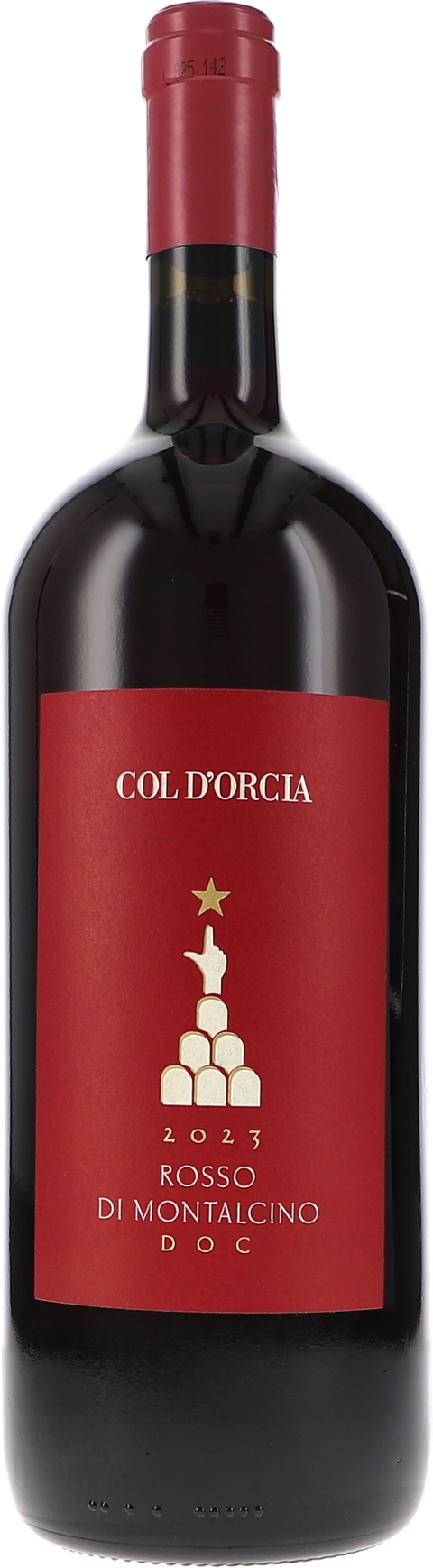 Weinflasche Col d'Orcia Rosso di Montalcino DOC BIO, Rotwein aus der Toskana