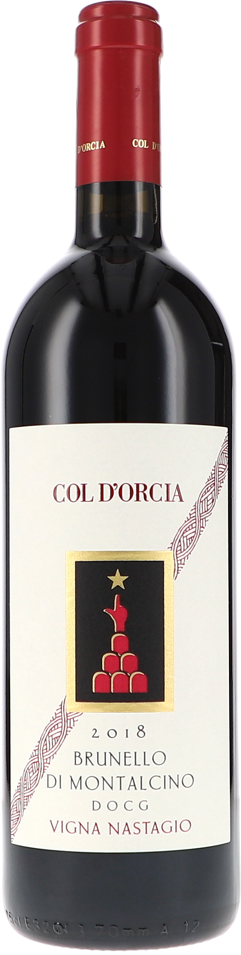 Weinflasche Col d'Orcia Brunello di Montalcino DOCG Vigna Nastagio BIO, Rotwein aus der Toskana