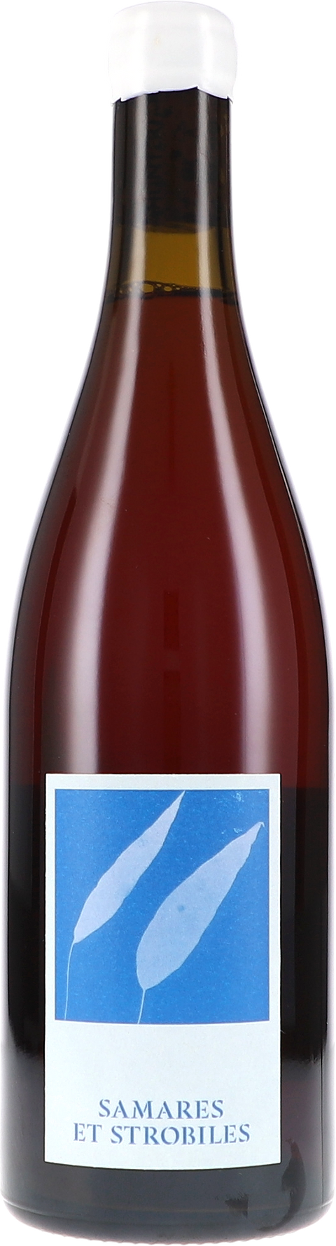 Weinflasche Hunter McKirdy Samares et Strobiles, Rotwein aus dem Elsass