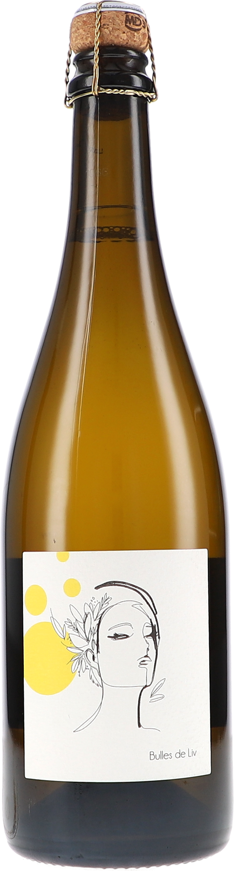 Liv Vincendeau Bulles de Liv, Crémant de Loire Gold, Extra Brut AOP 2023 BIO