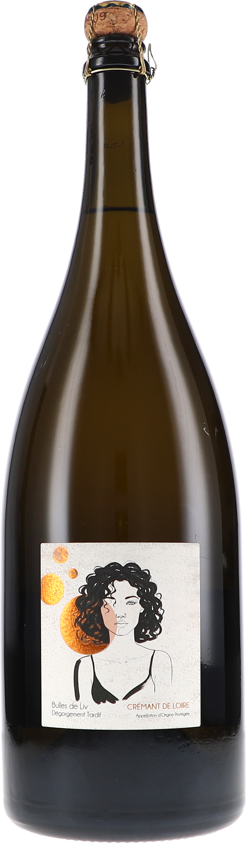 Liv Vincendeau Bulles de Liv, Dégorgement Tardif, Crémant de Loire Extra Brut AOP 1,5L BIO