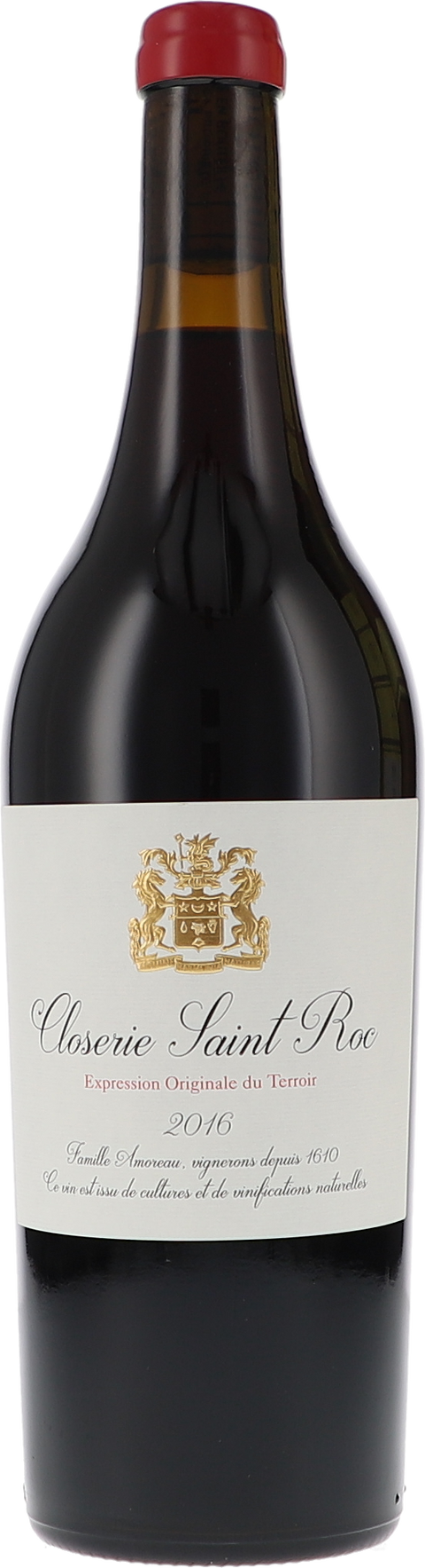 Weinflasche Closerie Saint Roc BIO, Rotwein aus Bordeaux