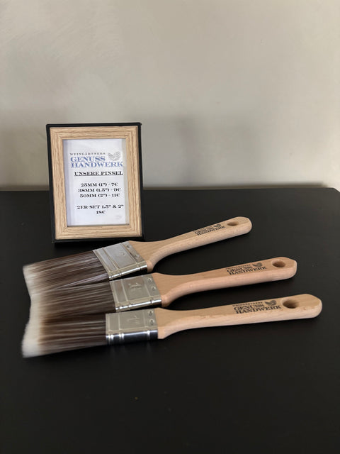 Pinsel flach Weingärtners Genusshandwerk 50, 38 und 25mm - Weingärtners Genusshandwerk