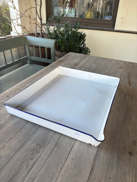 Emaille Küchentablett Schale - Weingärtners Genusshandwerk